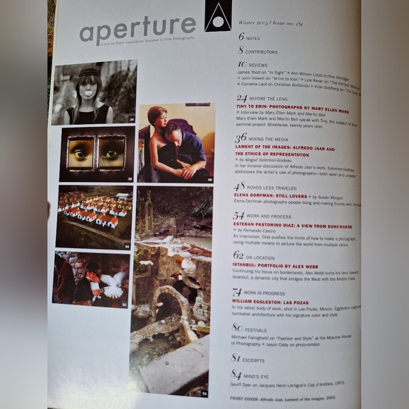 aperture Magazine  #181 Winter 2005 - Picture 3 of 4